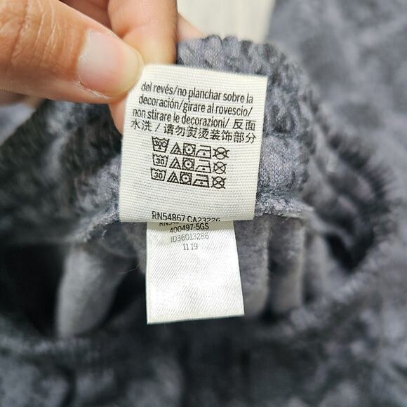 Victorias Secret PINK Fleece Joggers Size XS Grey Snakeskin Athleisure Swiftie - Picture 5 of 12